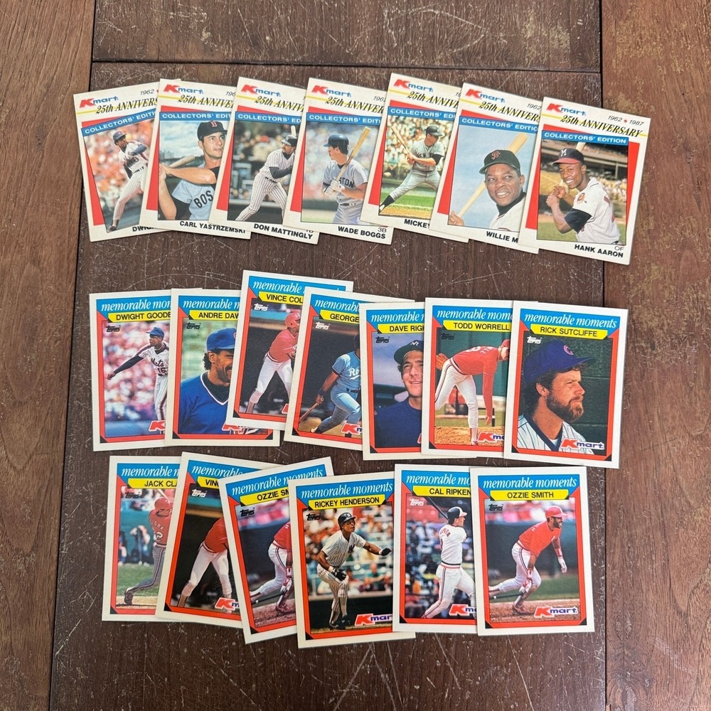 Topps 1980s Kmart Baseball‎ Card Series Incomplete Nostalgic